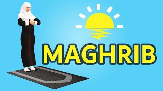 How to pray Maghrib for woman beginners  with Subtitle [upl. by Zuzana]