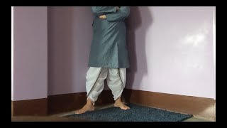 How to Wear a Dhoti The neat and comfortable way [upl. by Ibrahim]