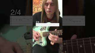 Lana Del Rey  Shades of Cool Guitar Solo Cover With Tabs [upl. by Derwin]