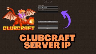 Minecraft ClubCraft Server IP Address [upl. by Bonnibelle752]