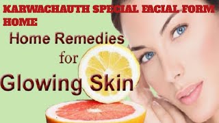 Karwa chauth special FacialGlowing Clean skin Home Remedies Facial minivlog beautyhacks skincare [upl. by Crandale]