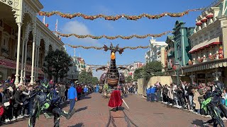 4K Halloween Edition  Disney Stars on Parade  Disneyland Paris 11102024 [upl. by Ahkos]