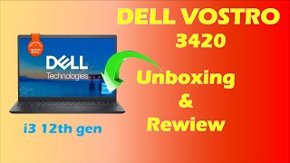 Dell 14 laptop i3 12th generation Unboxing and Review  14 Intel i3 12th Gen 8GB 512GB SSD [upl. by Holly]