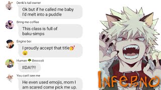 Bnha Lyric pranks  Bakugou  Inferno [upl. by Lenej]