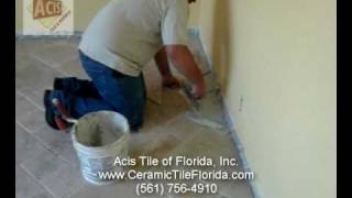 How To Install Travertine In Diagonal Pattern [upl. by Cirone]