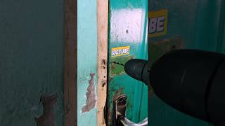 Making AntiTheft Doors Using Ceiling Hook shorts lifehacks tips [upl. by Eelarol]