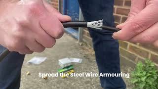 How to Install a Gland on an Armoured Cable  SWA CAT6 UTP Cable  LoopsDirect [upl. by Il]