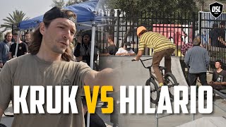 GAME OF BIKE  DAN KRUK VS HILARIO OLIVOS  USL CAGE MATCH [upl. by Tonjes]