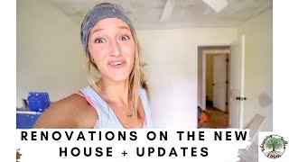 Renovations on the NEW HOUSE  Updates VLOG [upl. by Attiuqehs]