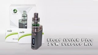 Eleaf iStick Pico 75W Starter Kit [upl. by Nylcsoj]