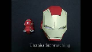 Iron Man Mark 43 Chibi Papercraft part 1 [upl. by Nuli]