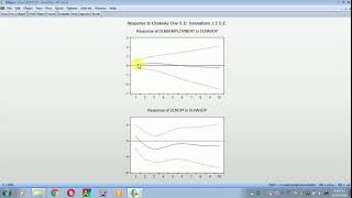 HOW TO DO IMPULSE RESPONSE FUNCTION EVIEWS [upl. by Frere]