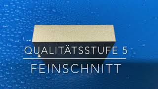 Qualitätsstufen beim Wasserstrahlschneiden [upl. by Honoria]