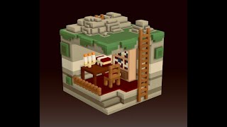 Goxel  VoxelArt  SpeedArt [upl. by Pirzada]