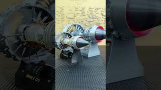 Hardcore turbofan engine model automobile enginemodel 3dprinting mechanicalmodels machine [upl. by Atalanti]