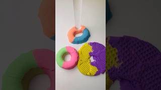 Crushing Kinetic sand relaxing satisfying shorts colors art donuts youtubeshorts satis [upl. by Hedges494]