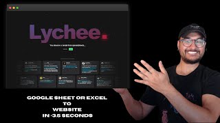 Convert Google Sheets Excel or CSV to Website in Under 035 Seconds [upl. by Kcirreg]