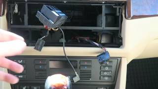 E39 Factory BMW Aux Input Adapter Kit Installation DIY [upl. by Pouncey15]