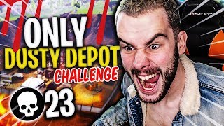 LE NEW ONLY DUSTY DEPOT CHALLENGE SUR FORTNITE BATTLE ROYALE [upl. by Felicity]