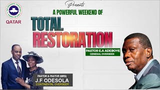 RCCG QATAR TOTAL RESTORATION  Day1 [upl. by Fern]