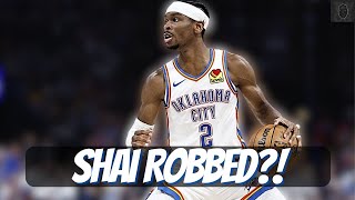 Was Shai GilgeousAlexander Really Robbed NBA News [upl. by Lamej]