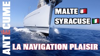 ⛵️ À la voile de Malte🇲🇹 à Scyracuse 🇮🇹 [upl. by Riaj]