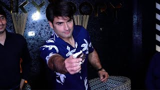 Vivian Dsena Celebrating His Birthday At Hunky Dory [upl. by Hearsh942]