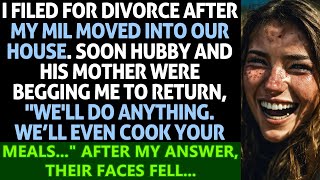 I filed for divorce after my MIL moved in and soon my husband and she were begging me [upl. by Etteyafal]