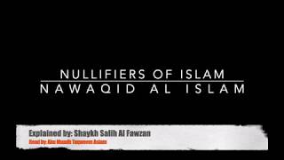 Nullifiers of Islam  Nawaqid Al Islam  Part 1  Shaykh Salih Al Fawzan  Abu Muadh Taqweem [upl. by Alleunam]