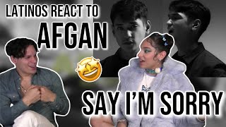 Latinos react to Indonesian music  Afgan  say im sorry Official MV REACTION [upl. by Budde]