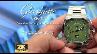 PreOwned Glashutte Original Seventies Chrono Panorama Date 13702010233 Luxury Watch Review [upl. by Noirad]