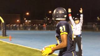 Evan Collier of Brearley catches 4thquarter TD vs New Providence [upl. by Noland]