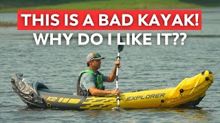 This is NOT a Good Kayak  Intex Explorer K2 Review [upl. by Higgins260]