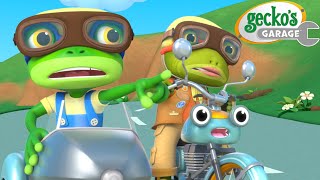 Grandmas Motorbike Mayhem 🏍️  Geckos Garage 🚚  Cartoons For Kids  Toddler Fun Learning [upl. by Hau]