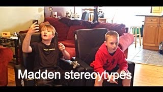 Madden Stereotypes  Inspired By Dude Perfect [upl. by Ydnal629]