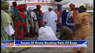 Esama Of Benin Receives Emir Of Kano [upl. by Brendan973]