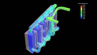 Improved Baghouse Outlet Animation CFD [upl. by Aimal]