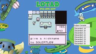 Squirtle  Gen 1 LUA and Poké Transporter RNG Proof [upl. by Ardnuahs]