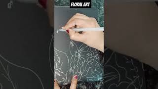 Floral Artangelaartistry art viralshorts2024 shortsfeed floralart artandcraft [upl. by Kostival]