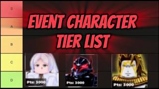 Anime Dimensions Event Character Tier List 3 year anniversary update [upl. by Resa191]