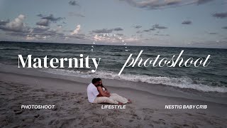 Picture Perfect Maternity Photoshoot amp Building Babys Nestig Wave Mini Crib [upl. by Vivienne37]