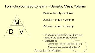 Density Mass Volume Edexcel Maths Functional Skills Level 2 [upl. by Ulu]