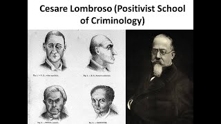 Cesare Lombrosos theory of atavism Positivist school of criminology [upl. by Garap769]