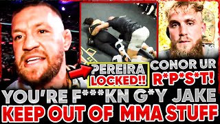 Mcgregor Goes Off GY JAKE PAUL NO MMA Pereira amp Nina Locked Jon Jones Next Fight Date Khabib [upl. by Millan]