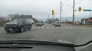 Driving in Oshawa Ontario Canada [upl. by Montano]