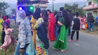 Tharu Wedding Dance At Harkapur  Bhojpuri Dj Song  MT Jeevan [upl. by Anelej]