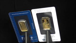 Gold 24ct Pamp 10g Gold Bar [upl. by Annoyik]