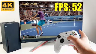 Matchpoint  Tennis Championships Xbox Series X Gameplay FPS Test Review [upl. by Downall]