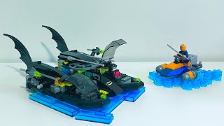 Batboat Harbor Pursuit The First And Only Set With Deathstroke Plus A WellStaged Water Battle [upl. by Darcee]