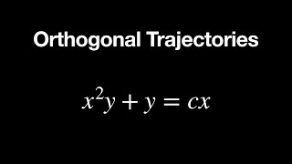 Orthogonal Trajectories [upl. by Meuser]